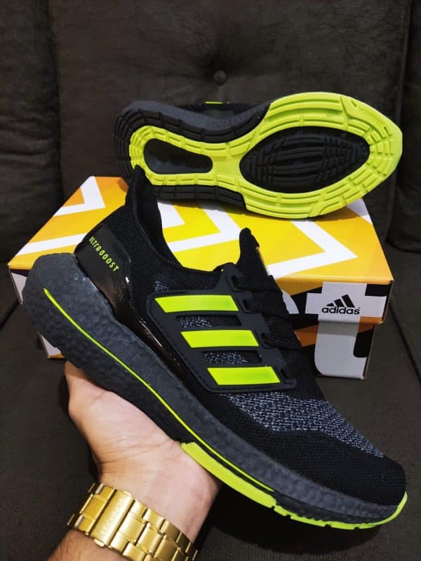 ADIDAS ULTRABOOST PRETO/VERDE