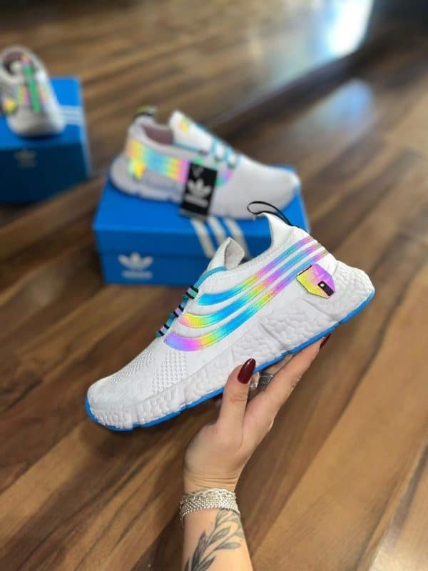 Adidas BRANCO AZUL Fashion Sport