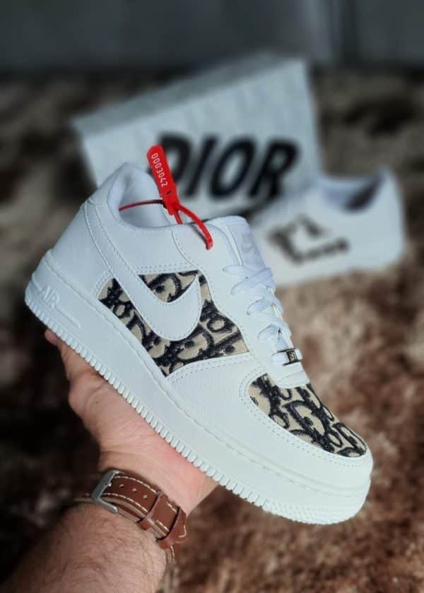 NIKE AIRFORC DIOR BRANCO