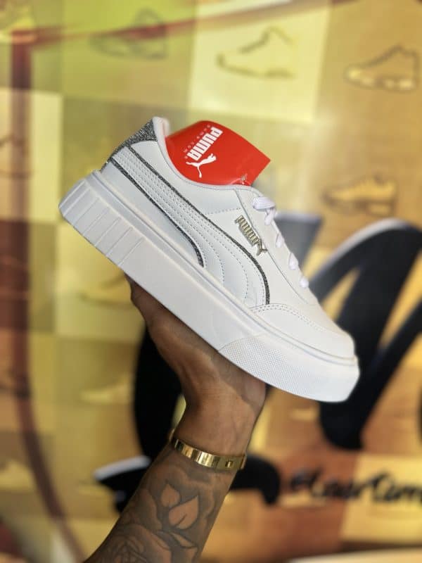 Puma Branco brilhante